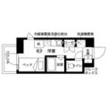 バウスクロス北新宿 9階 ワンルームの間取り図