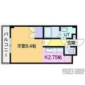 ハイツＴＫＹ 3階 １Kの間取り図