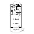 Ｌｉｚ三ツ沢 ３０３ １Kの間取り図