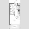ＡＲＫＭＡＲＫ目黒不動前 ４０７ １Kの間取り図