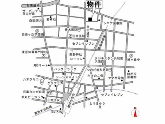アットホーム 目黒区 自由が丘１丁目 自由が丘駅 2階 １ｋ 提供元 ハウスコム 株 大岡山店 目黒区の賃貸アパート