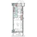 コンシェリア目白　ＴＨＥ　ＧＲＡＮＤ　ＲＥＳＩＤＥＮＣＥ 5階 １Kの間取り図