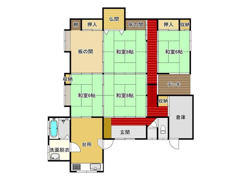 Kaga City, Kojo Town (Kaga Onsen Station) 2-story building, 8DK