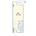 安田神保町マンション ５０７ ワンルームの間取り図