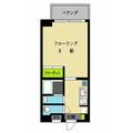 レジデンスＦＪ 2階 １Kの間取り図