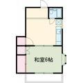 オルソ王子 ２０１ １DKの間取り図