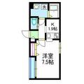文京区 本駒込５丁目（駒込駅） 3階 １Kの間取り図