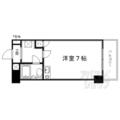 ライオンズマンション京都西陣 １１０２ ワンルームの間取り図