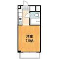 相模原市南区 相模大野７丁目（相模大野駅） 3階 １Kの間取り図