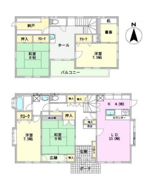 アットホーム 杉並区 浜田山３丁目 浜田山駅 2階建 ４ｌｄｋ 杉並区の中古一戸建て 提供元 株 健ハウジング 一軒家 家の購入