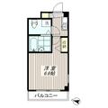 文京区 小日向２丁目（江戸川橋駅） 2階 １Kの間取り図