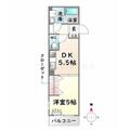名古屋市瑞穂区 下坂町２丁目（堀田駅） 4階 １DKの間取り図