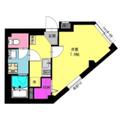 横浜市鶴見区 本町通１丁目（鶴見小野駅） 1階 １Kの間取り図