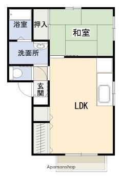 アットホーム コーポひのかわ １０２ １ｌｄｋ 提供元 アパマンショップ八代店 株式会社 トヨオカ地建 八代郡氷川町の 賃貸アパート