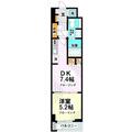 渋谷区 代々木４丁目（参宮橋駅） 1階 １DKの間取り図