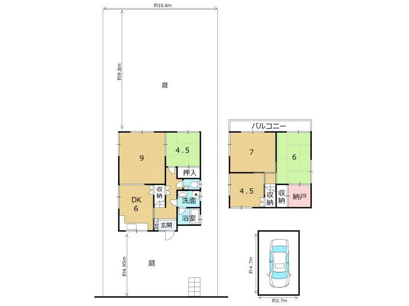 Otsu City, Nango 4-chome (Ishiyama Station) 2-story building 5SDK
