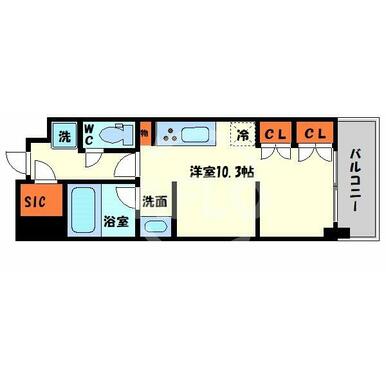 KDX堺筋本町レジデンス　間取り