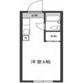 アズーレ八王子　　１　 ２０２ ワンルームの間取り図