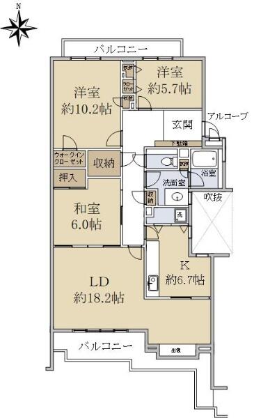 アットホーム チュリスガーデン湘南野比センター３番館 4階 ３ｌｄｋ 横須賀市の中古マンション マンション購入の情報