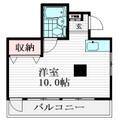 サーティワン東北ビル 3階 ワンルームの間取り図