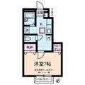 ハイツ・サン ０１０２ １Kの間取り図