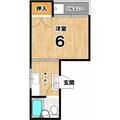 佐々木ハイツ 3階 １Kの間取り図