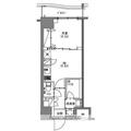 ＳーＲＥＳＩＤＥＮＣＥ新宿御苑 ６０３ １DKの間取り図