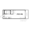 ルミナス一条 ２０５ １Kの間取り図