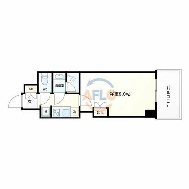 ザ・パークハビオ谷町六丁目テラス　間取り