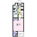 姫路市 西新町（姫路駅） 1階 １Kの間取り図