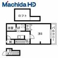 神戸市須磨区 明神町５丁目（板宿駅） 2階 １Kの間取り図