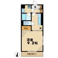 Ｐｒｉｍａｖｅｒａ７ ４０２ １Kの間取り図