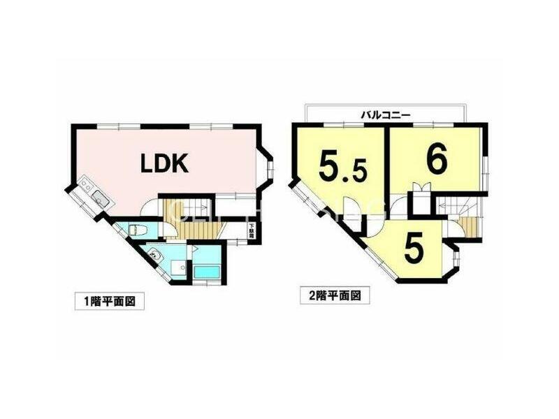 Nakano Kamimachi 3-chome, Hachioji City (Hachioji Station) 2-story building 3LDK