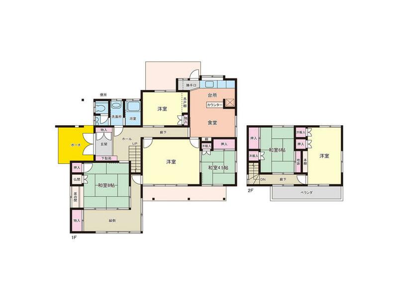 Suzuka City, Jike 7-chome (Kogau Station) 2-story building 6DK