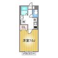 中野区 中野３丁目（中野駅） 2階 １Kの間取り図