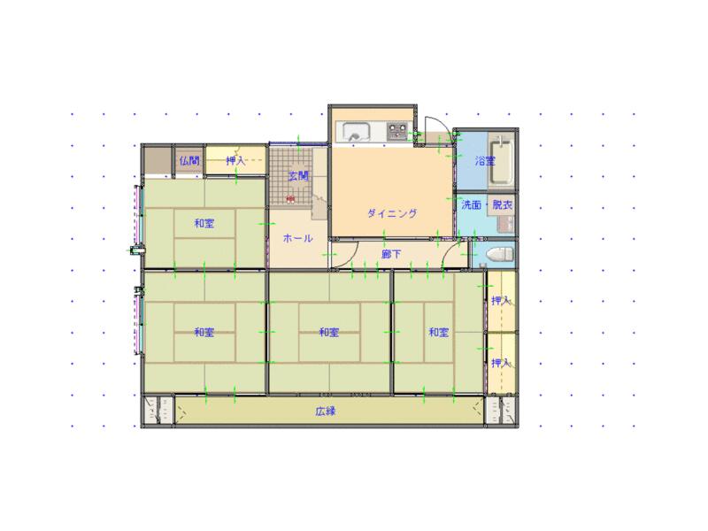 Tono City, Fubushi Town, Kamifubushi 7 Chiwari (Tono Station) Single-story building 4DK