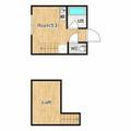 クレセントパーク六浦 １０７ ワンルームの間取り図
