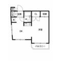 豊島区 北大塚３丁目（大塚駅） 4階 １DKの間取り図
