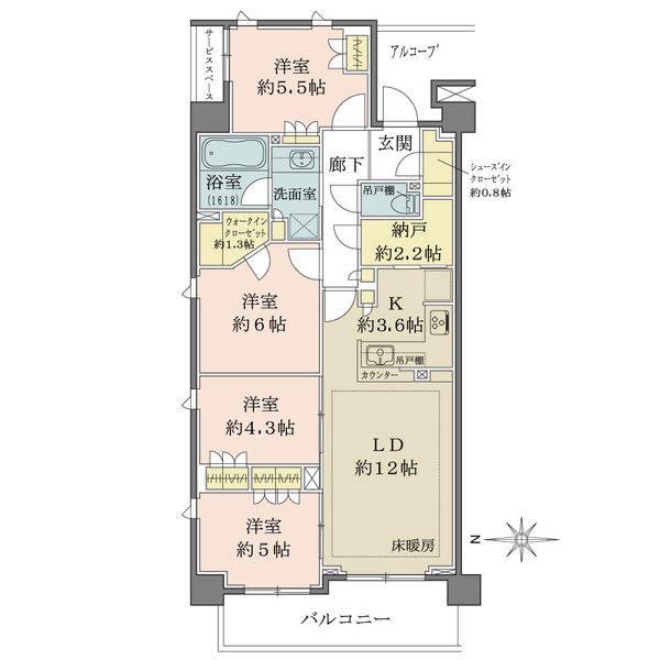 ザ パークハウス花小金井ガーデン 街区 4階 ４ｌｄｋ 小平市の中古マンション アットホーム マンション購入の情報