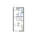 レオパレス二葉の里 １０３ １Kの間取り図