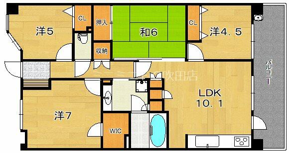 アットホーム 吹田市 山田北 山田駅 3階 ４ｌｄｋ 提供元 ミニミニｆｃ 吹田店 株 穂積住宅 吹田市の賃貸マンション