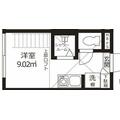 新宿区 北新宿３丁目（大久保駅） 1階 ワンルームの間取り図