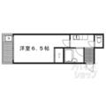 テイクフォー西陣 ４０１ １Kの間取り図