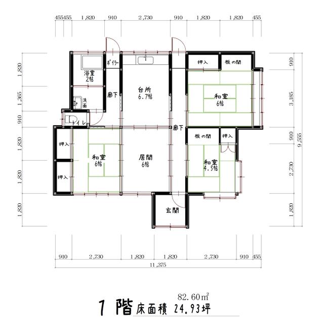 detached 山本郡三種町外岡字中嶋