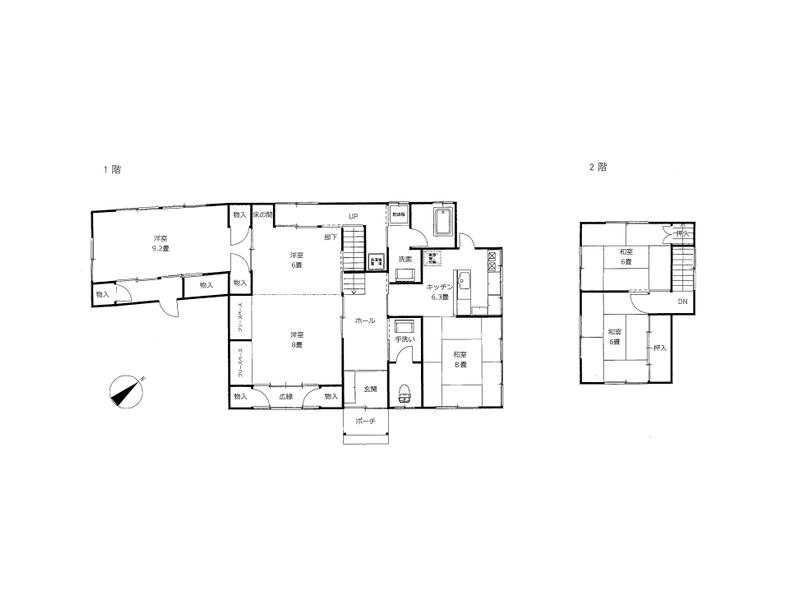 Shinshiro City, Nagou Aza Oosedo (Kakidaira Station) 2-story 5DK