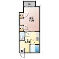 長崎市 片淵４丁目（新大工町駅） 1階 １DKの間取り図