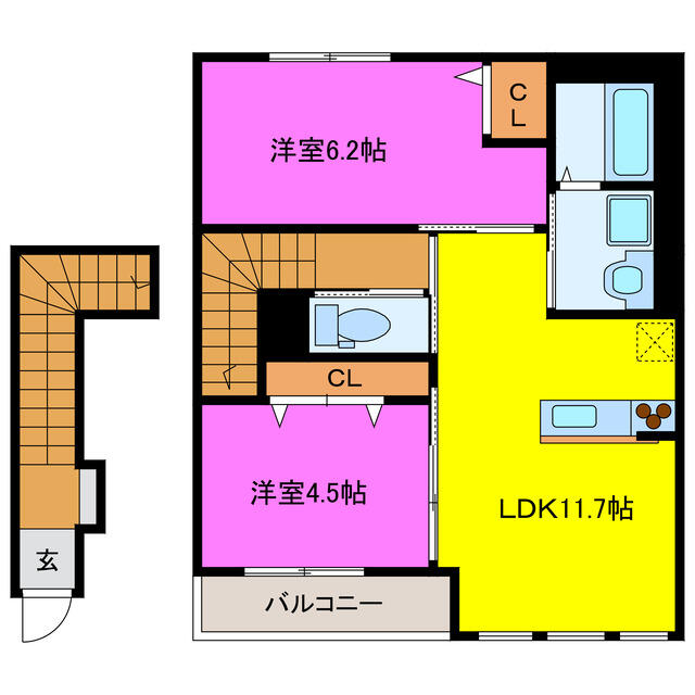 アットホーム フルール 2階 ２ｌｄｋ 提供元 エイブルネットワーク磐田駅前店 住まいｌｏｖｅ不動産 株 磐田 市の賃貸アパート