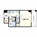 トレヴァンス梅田 6階 １Kの間取り図