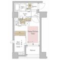 文京区 本郷２丁目（本郷三丁目駅） 6階 １DKの間取り図