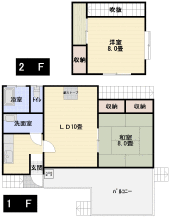 Kamahara Fujiwara, Tsumagoi Village, Agatsuma District (near Omae Station) 2-story house, 2LDK &mdash; photo 1